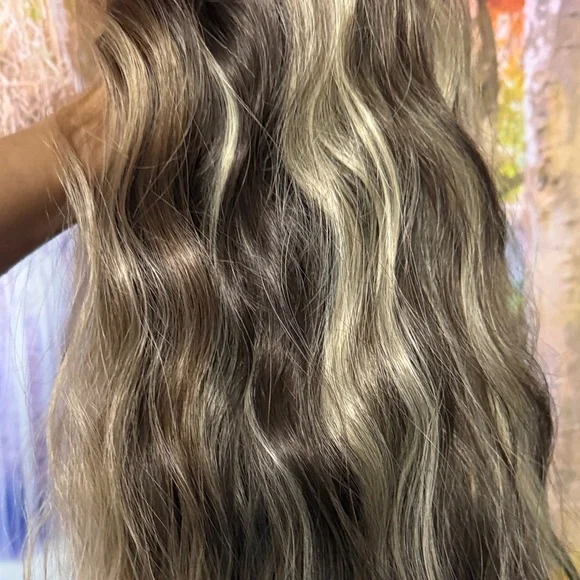 Cassidy 2.0 from CSC - Long Wavy Women’s Wig with Blonde Accents - Picture 6 of 11